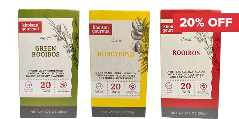 20% Off Khoisan Gourmet Range Cover Image